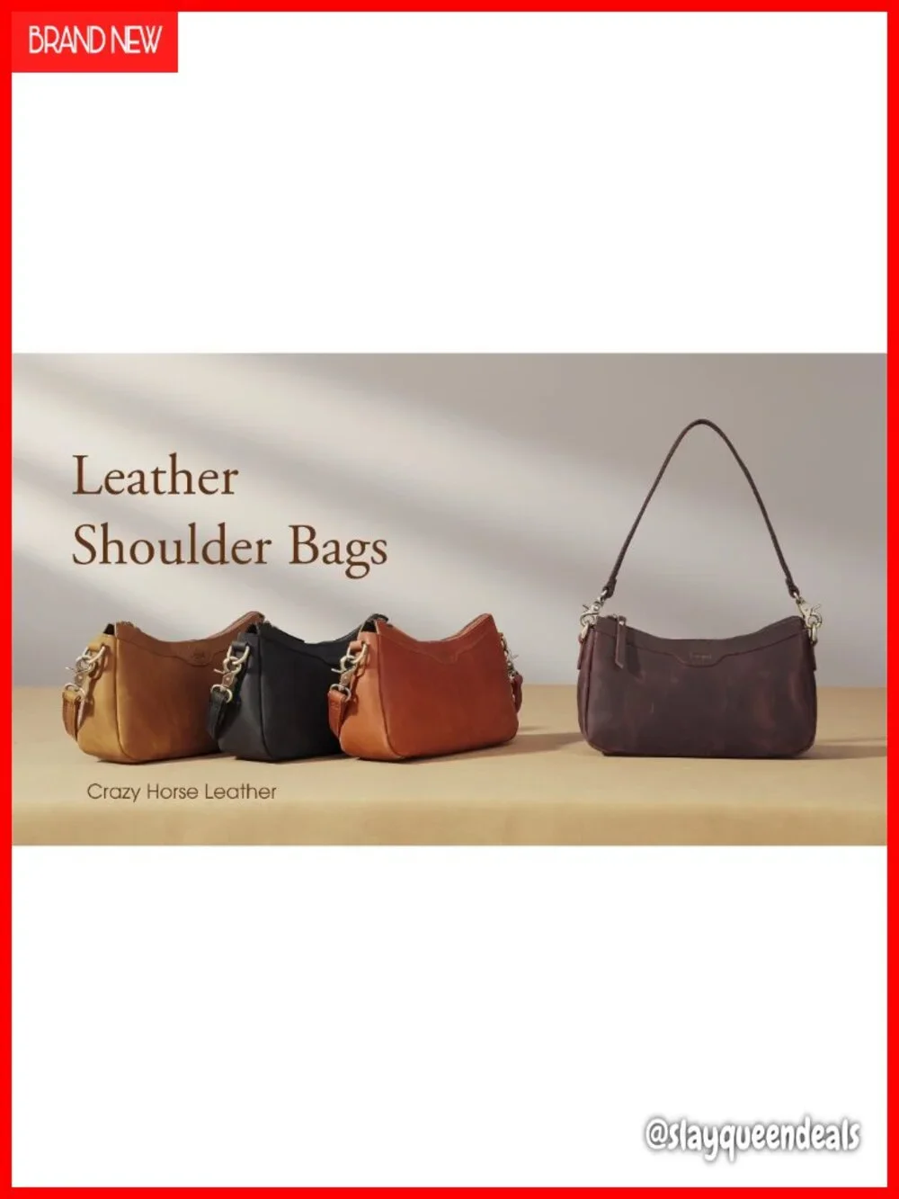 Top Grain Leather Hobo Bag Crossbody Shoulder Purse Women Small 2 Straps